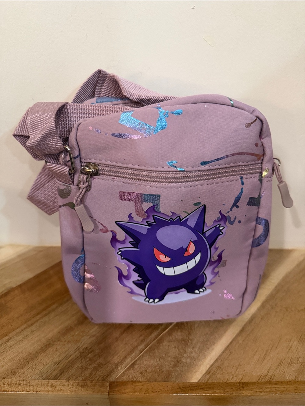 Purple Gengar Crossbody Bag